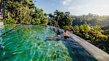 Bali can get humid in the rainy season.