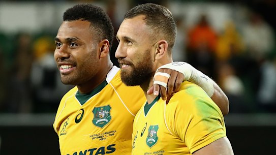 Samu Kerevi, Quade Cooper and Marika Koroibete have agreed to join the Wallabies in July