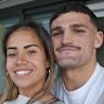 Mary Fowler and Nathan Cleary share a photo on Instagram in June, 2024.