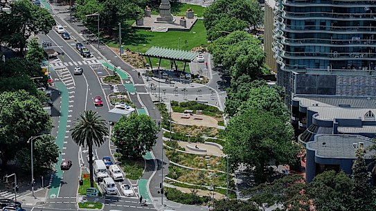 The area around Anzac station is undergoing rapid redevelopment.