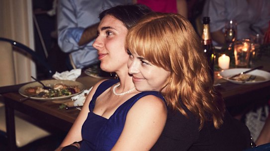 Nerida Ross (above left) and Maddison Costello have celebrated their friendship with an “uncivil ceremony”. 