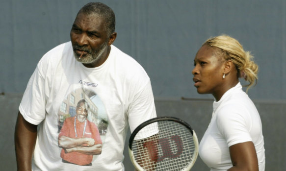 Richard and Serena Williams in 2002.