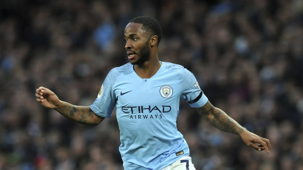 Manchester City's Raheem Sterling apologised to the referee after the match.