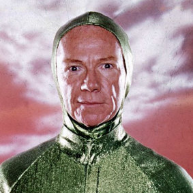 A bald-headed alien: actor Ray Walston in My Favorite Martian.