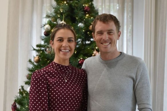 Melissa Hoskins and Rohan Dennis in a photo posted to Instagram in December.