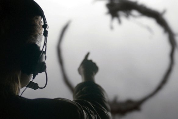 In the film Arrival, adapted from Ted Chiang’s story, Amy Adams plays a linguist who tries to interpret for visiting aliens.
 
