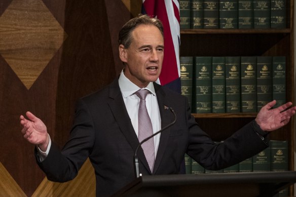 Greg Hunt says the federal government hopes to have 2 million Pfizer doses available per week by October.