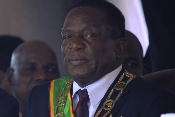 Zimbabwe's President Emmerson Mnangagwa.