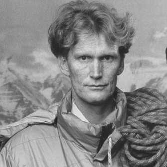 Greg Mortimer, after the first Australian ascent in 1984.