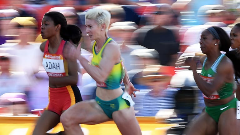 Melissa Breen finished fourth in her 100 metres heat at the Commonwealth Games.