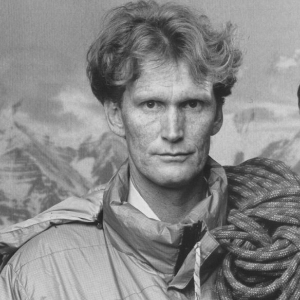 Greg Mortimer, after the first Australian ascent in 1984.