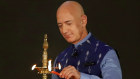 Jeff Bezos in New Delhi this January.