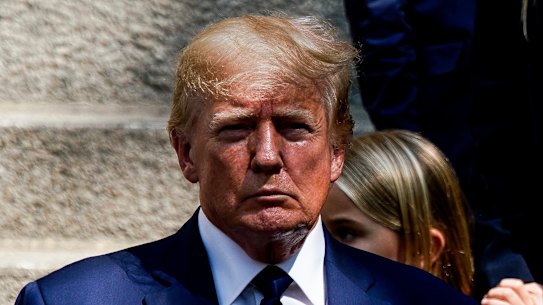 Former US president Donald Trump.