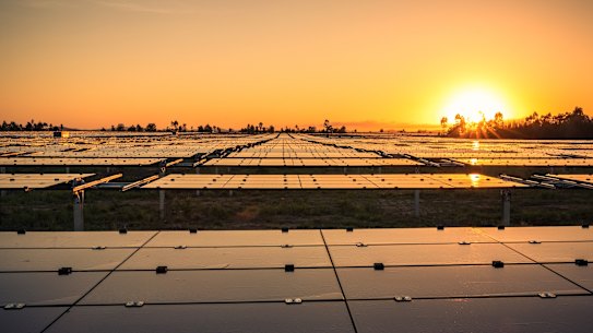Government backbenchers say the Coalition needs stronger policies to convince voters it is serious about addressing climate change. Pictured: Genex Power's Kidston pumped hydro and solar plant in Queensland.