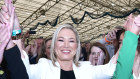Sinn Fein leader Michelle O’Neill says the victory is a defining moment for Northern Ireland. 