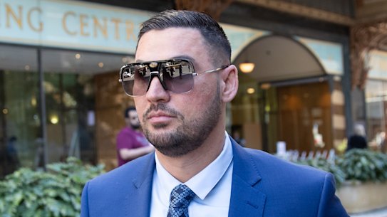 Salim Mehajer outside court in 2020.