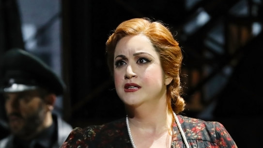 Natalie Aroyan's run as Odabella in Attila was cut short.