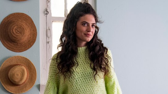 Op-shopping queen ... Mia Morrissey at the Wayside Chapel Op Shop, which has launched an online store.