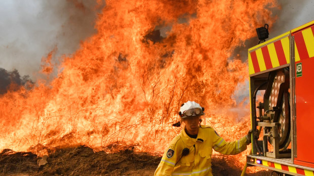 A number of homes have been destroyed by bushfires in northern New South Wales and Queensland.