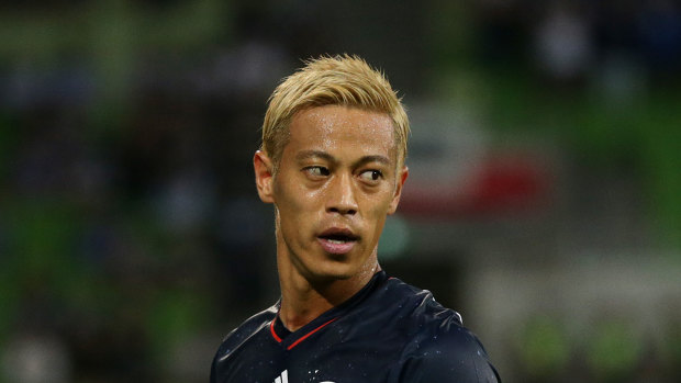 Keisuke Honda scored in Victory's match against Hiroshima, but it wasn't enough to get a point for the Melbourne side.