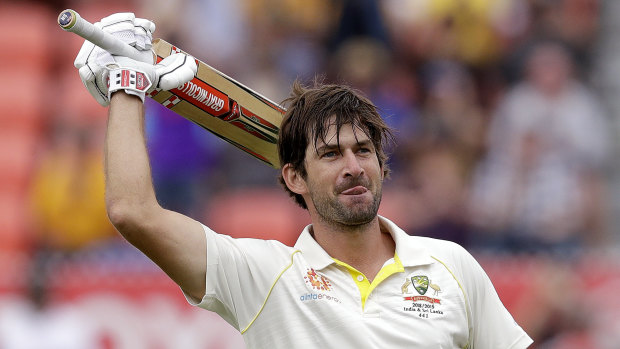 Notable omission: Joe Burns brings up his ton in Canberra.