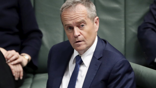 Bill Shorten in Question Time on Wednesday.