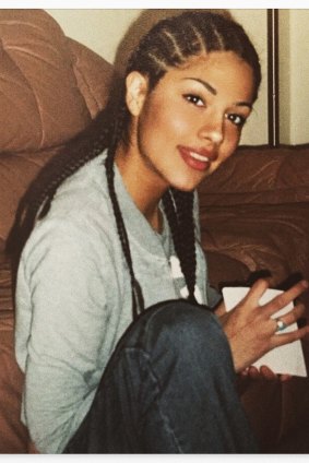 Pia as a teenager rocks the ’90s craze for hip-hop-inspired cornrows.