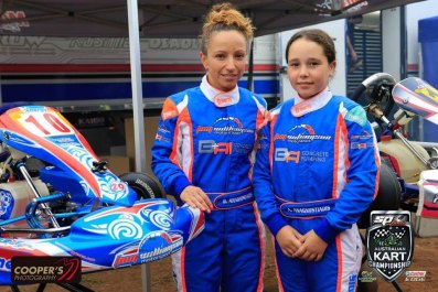 Anagnostiadis in her karting days.