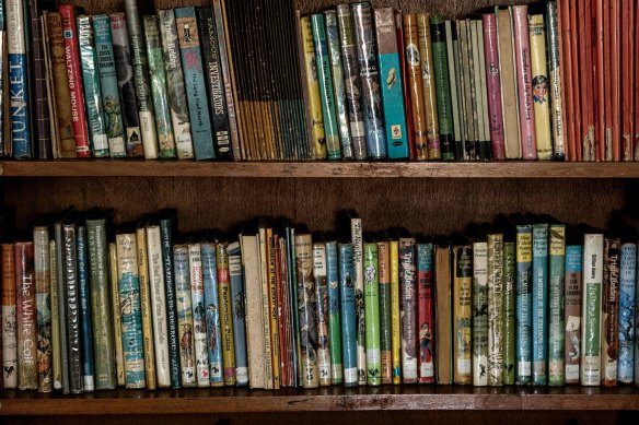 Time to tidy up the bookshelves? Alphabetical order would be too easy.