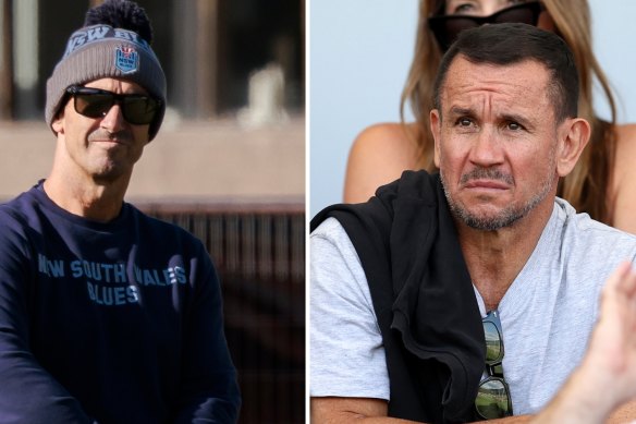 Andrew and Matthew Johns have patched up their differences.