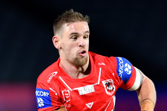 Matt Dufty is back in the No. 1 for St George Illawarra.