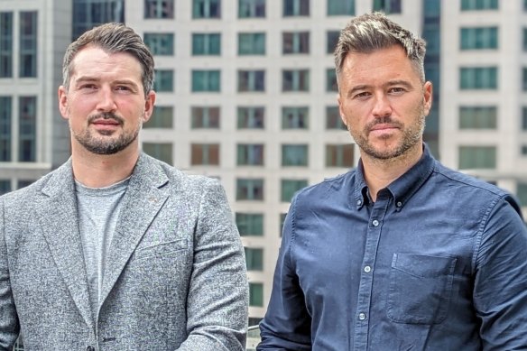 ORCA Search’s co-founders and managing partners Rhys Horton (left) & Co-Founder Shaun Stevens. Horton says rates for business analysts have increased in the past two years.