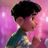 Elio and his alien friend Glordon.