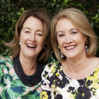 With her twin sister Jane Latimer.