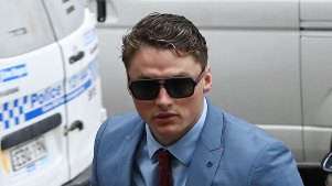 Joel Fitzpatrick Burtt outside court on Monday.