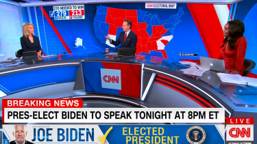 Us Election 2020 Fox Cnn Abc Nbc Cbs Reach Finale Of Marathon Election Coverage