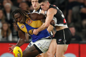 Nic Naitanui has missed the past two Eagles games with a knee injury.