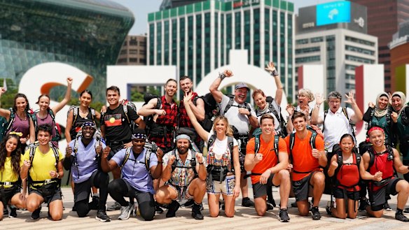 The starting contestants in Ten's 2019 reboot of The Amazing Race Australia.