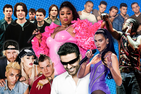 Songs by Powderfinger, Lizzo, Five, Shaggy, Dua Lipa, George Michael and No Doubt were among the final reader-selected playlist. 