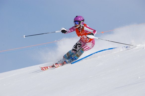 Katie Parker was an Australian national champion in moguls and several alpine disciplines at 10 years of age.