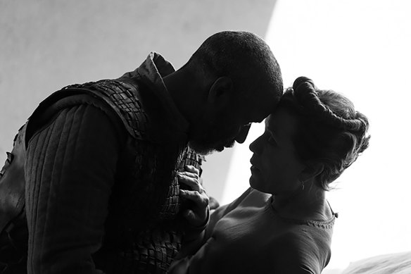 Denzel Washington and Frances McDormand in The Tragedy of Macbeth. 