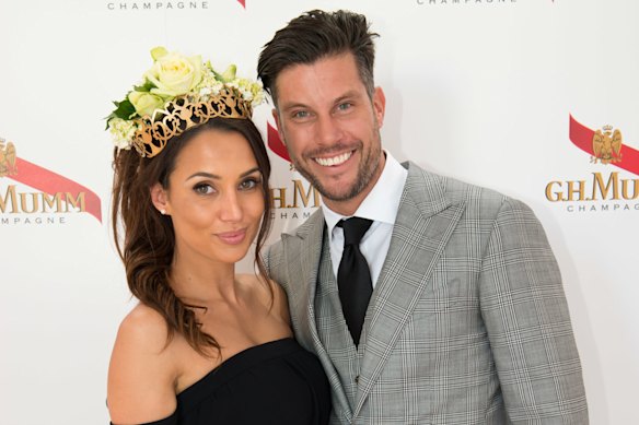 The couple at a race day in 2016.