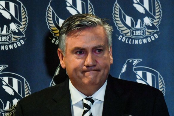 Eddie McGuire resigns as Collingwood president. 