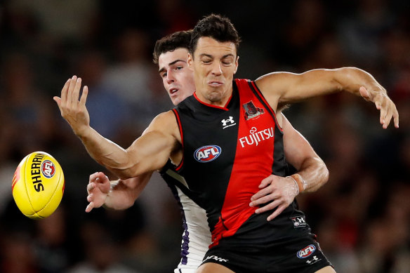 Essendon midfielder Dylan Shiel.