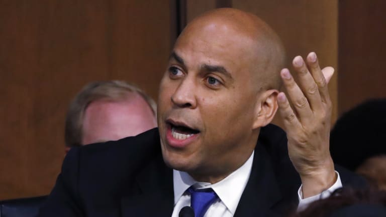 Senator Cory Booker was the target of a suspicious package.