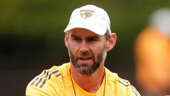 Chris Newman is defensive coach at Hawthorn. 