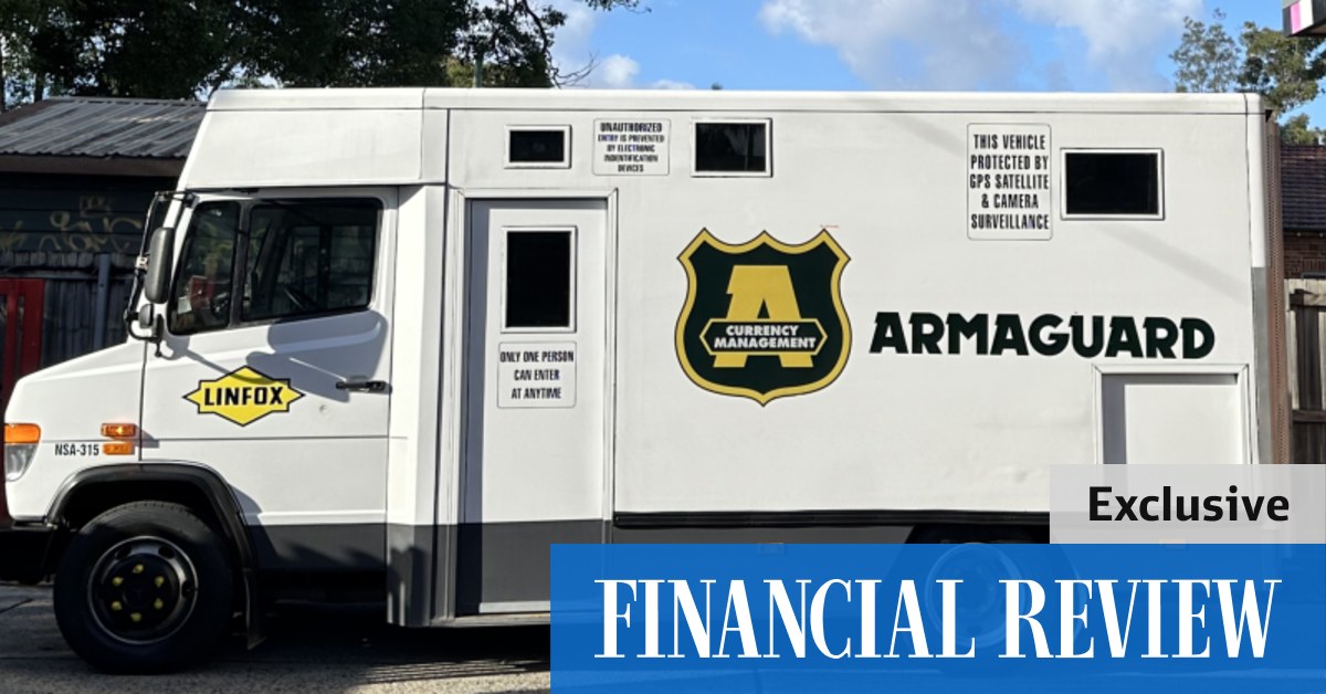 Banki i sprzedawcy detaliczni oferują ratunek w postaci dostawy gotówki Armaguard