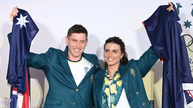 Fox and Ockenden unveiled as flag bearers for Paris opening ceremony
