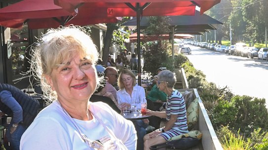 Cafe 179 owner Heidi Gavdos said locals had gotten used to trams no longer running on Domain Road.  