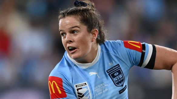 Rachael Pearson playing for NSW last year.